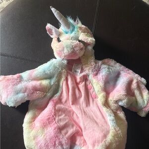 Colorful Unicorn Plush Costume Size 0-6 months